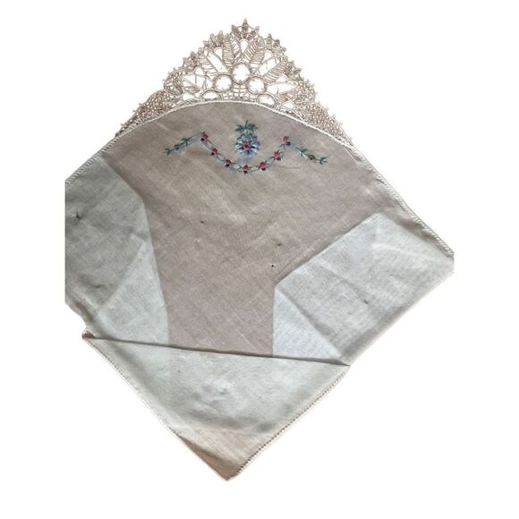 Antique 1919 Set Of 3 Dutch Art Deco Deadstock Handkerchief in Original Box - Picture 2 of 14